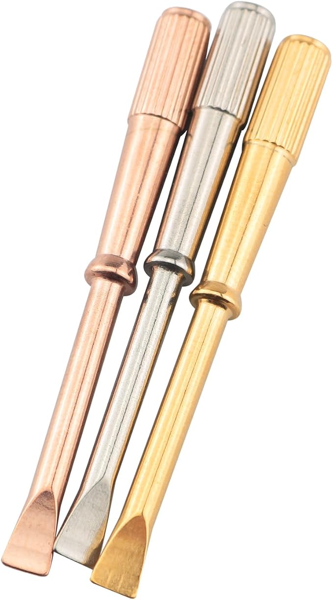 JianLing 3PCS Bracelet Repair Titanium Steel Mini Screwdriver with a blade size of 52x5x4mm for Bracelets Jewelry Screwdriver for Repairing Screws Disassembly Tool Stainless Steel Cross Screwdriver