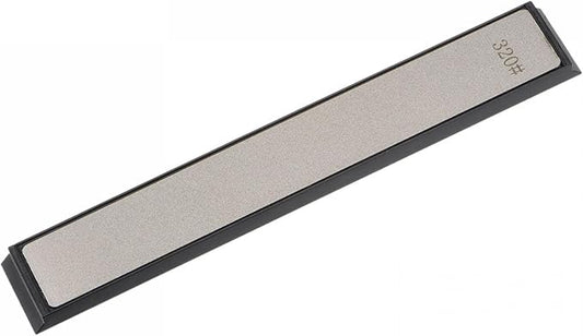 uxcell Diamond Sharpening Stones 320 Grit Whetstone Knife Sharpener Stone with Non-Slip Base