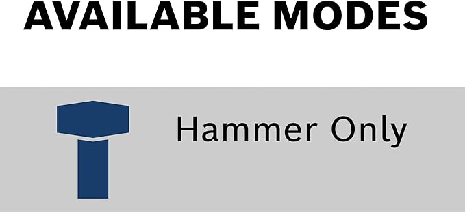 Bosch DH507 12-Pound 10-Amp Variable Speed SDS-Max Demolition Hammer, Blue