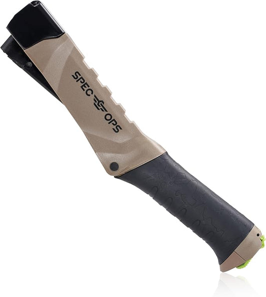Spec Ops Tools Heavy Duty Hammer Tacker, 1/4", 5/16" or 3/8" Staples, Metal Strike Cap, 3% Donated to Veterans
