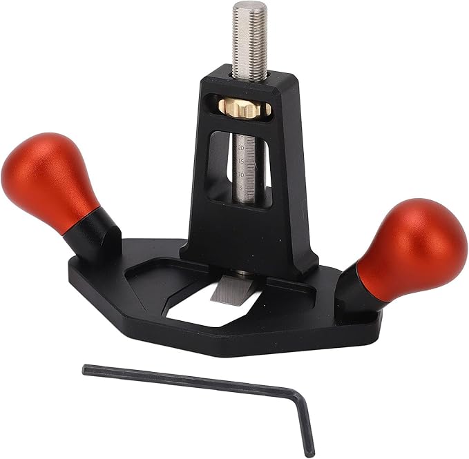 Woodworking Router Plane Hand Planer Router Plane Trimming Hand Planer with Anodic Oxidation Treatment Blade used to trim wood edges