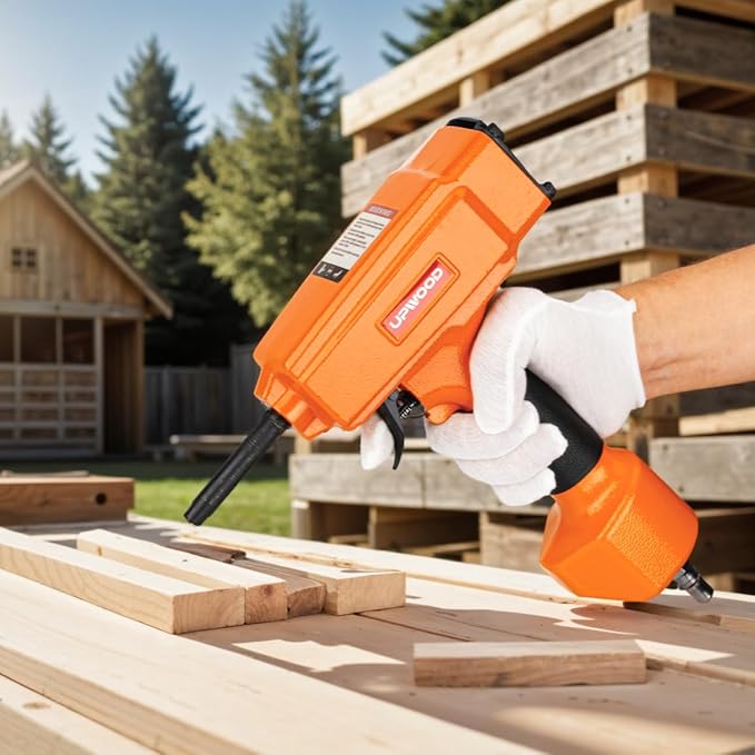 Professional Air Punch Nailer Nail Remover, Pneumatic Nail Puller for Denailing & Recycling Wood