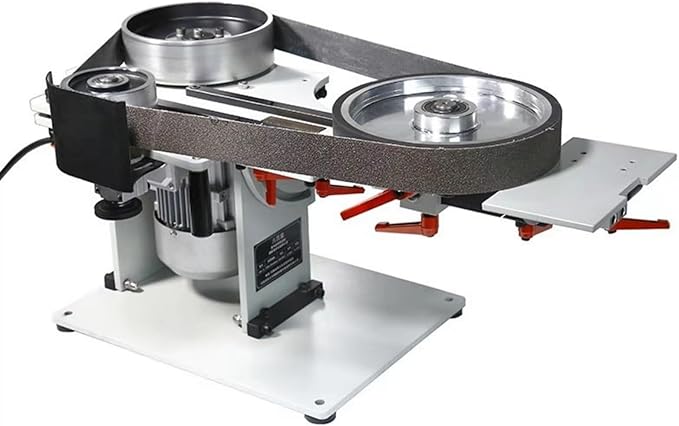 Belt Sander Grinder 72inch Belt Metal Polishing Machine Variable Speed Knife Grinder with Reversible Base 220V