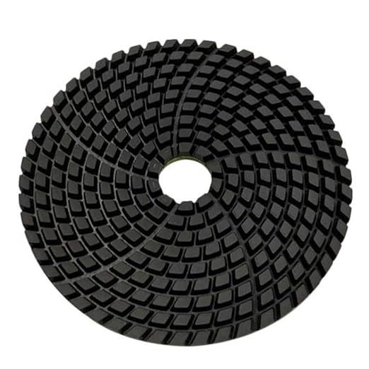 4" High Performance Wet Stone Polishing Pads, 50 Grit - for Granite, Marble, Quartz, Engineered Stone
