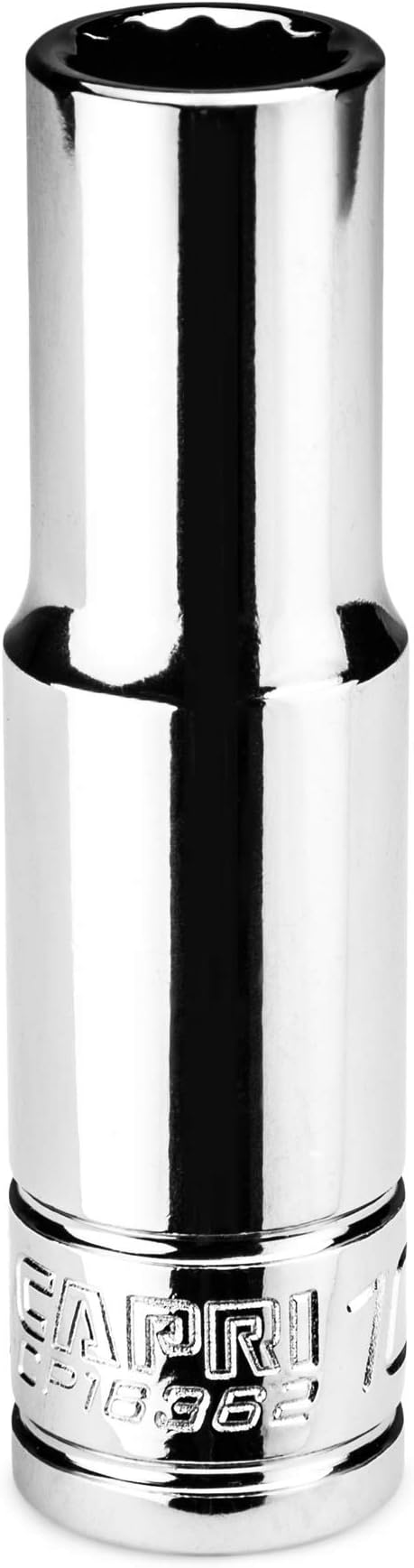 Capri Tools 10 mm Deep Socket, 3/8 in. Drive, 12-point, Metric