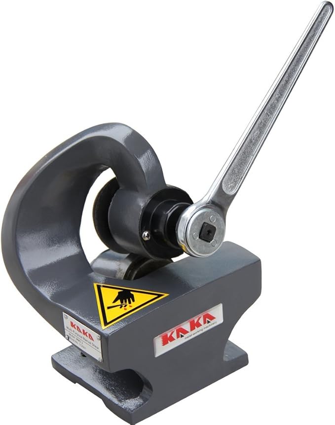 KAKA Industrial Throatless Sheet Metal Shear,0.079 Inch (2mm) metal shears 20-Gauge (0.036 Inch) Manual Bench Cutter for Steel, Aluminum, and Stainless Steel MMS-2