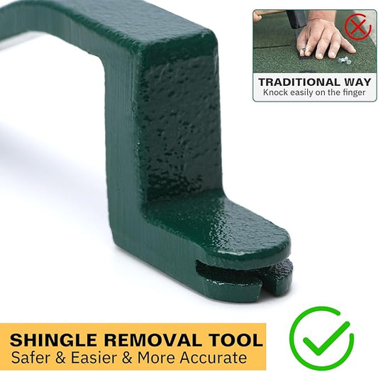 Shingle Removal Tool for Safe Roof Shingles Professional Roofing Tools and Equipment Shingle Nail Installer & Puller Pitch Hopper