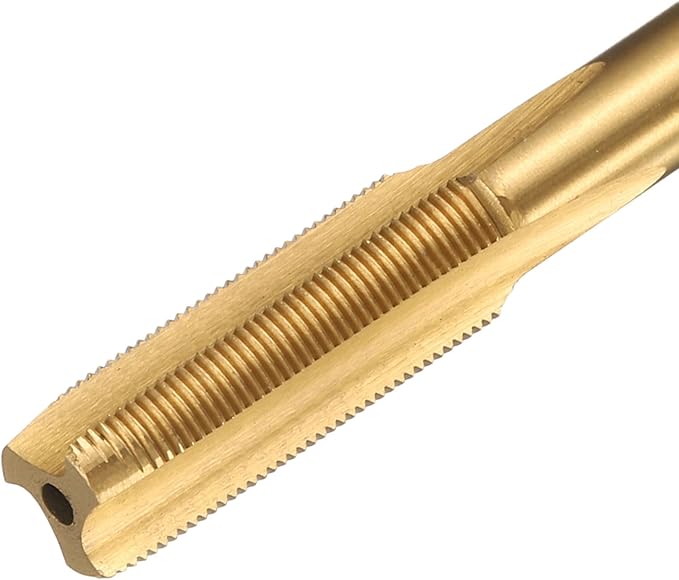 uxcell Metric Thread Tap M7 x 0.5 H2 100mm Straight Flute Screw Thread Milling Machine Taps Threading Tapping Repair Tool