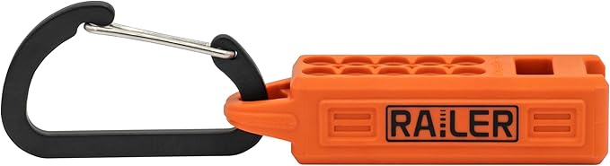 Screwdriver Magnetizer Bit Holder Organizer ??Railer 10-Hole Magnetizer/Demagnetizer Bit Organizer Holder with Carabiner