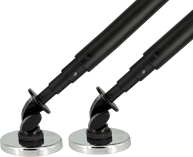36lb Telescoping Heavy Magnetic pickup tool 36"long, large-area 2.36"magnet, the suction is more stable,Rotate telescopic handle with lanyard sweeper. (Two sets)