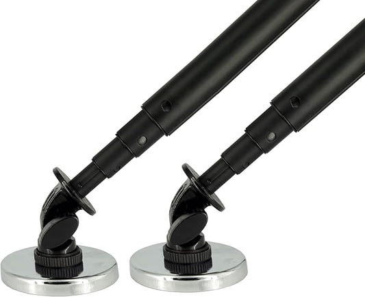 36lb Telescoping Heavy Magnetic pickup tool 36"long, large-area 2.36"magnet, the suction is more stable,Rotate telescopic handle with lanyard sweeper. (Two sets)