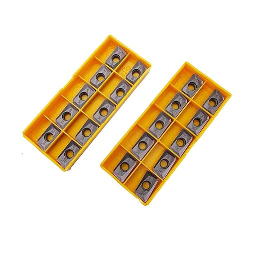 KinRite 20pcs Indexable Carbide Inserts Face Milling Inserts APMT1604PDER-M2 Replacement Inserts for End Mill Tool Holders Boring Bar Inserts Finish Cut Stainless Steel (APMT1604PDER Inserts)