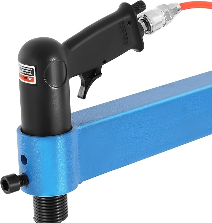 Pneumatic Planishing Hammer, 4 Inch Metal Shaping tools，Planishing Hammer Bending Machine with 1" 2" 3" Anvils and Foot Pedal, Power Hammer for Auto Body Repair, Blacksmithing, and Sheet Metal Work