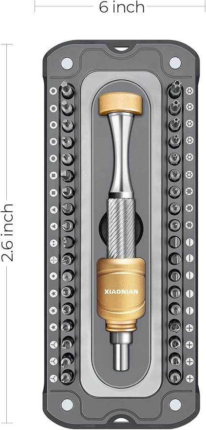 37 in 1 Precision Screwdriver Set XIAONIAN Mini Screwdriver,Small Screwdriver Set,Compact Micro Repair Tool Kit with Magnetic Tip 360째Spin,for DIY,Phones,Laptops,Watch,Eyeglasses,Small Appliances