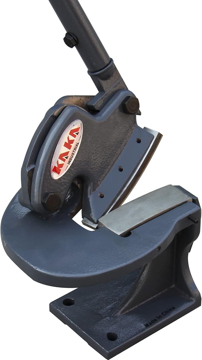 KAKA INDUSTRIAL Throatless Sheet Metal Shear, 0.079 inch 20-Gauge (0.036 Inch) for Steel,sheet metal cutterAluminum, and Stainless Steel MMS-4
