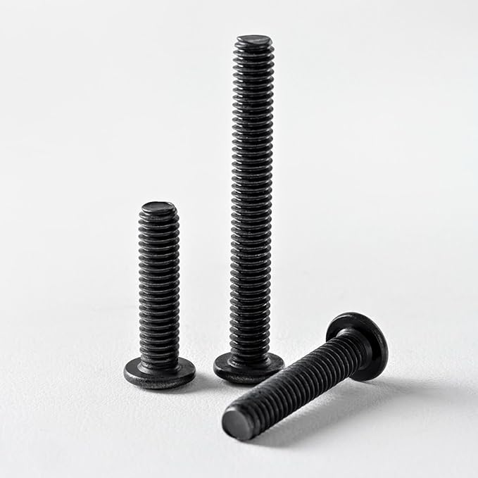 5/16-18 x 1-3/4" (10 Pack) Flat Head Hex Socket Cap Screws Bolts, Black Oxide 304 Stainless Steel 18-8, Hex Drive, Bright Finish, Fully Machine Thread
