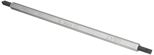 Wera 05002920001 Vario 82 Phillips/Slotted Combination Blade for Vario Handle Screwdriver, PH 1, 4.0mm Head, 175mm Blade Length