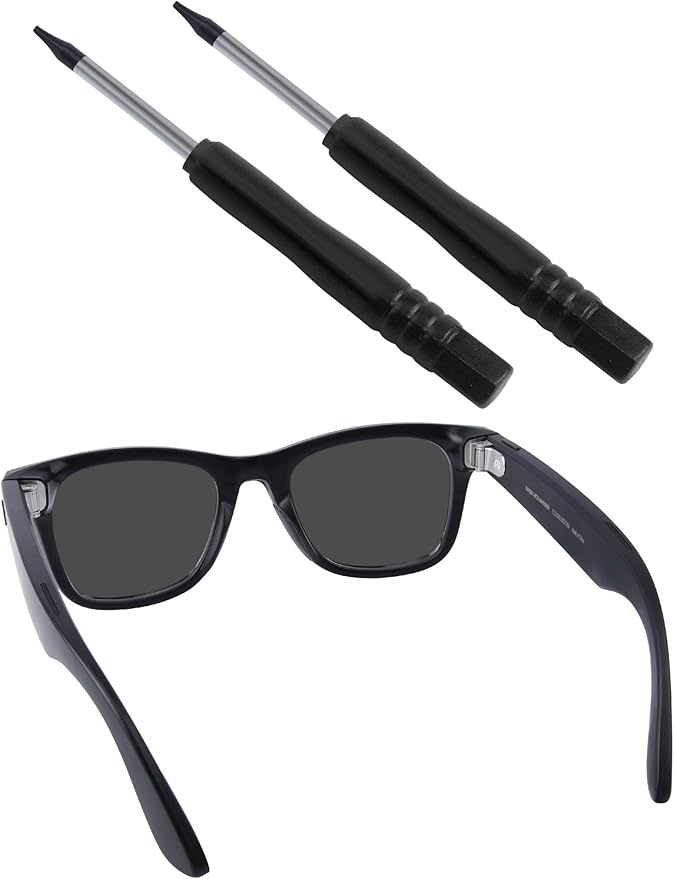 BLAZERBUCK Screw Drivers Screw Fixing Tools for Ray-Ban Meta Wayfarer RW4006 50mm Sunglass, Easy Assembly & Secure Fit