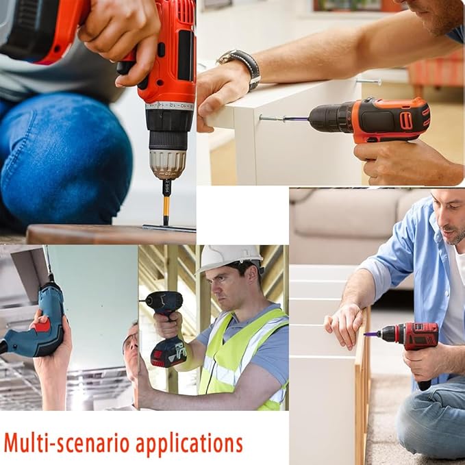 7pcs Impact Security Torx Bit Set, T10 to T40 Tamper Proof Star Bits 3.94 Inch Long, S2 Alloy Steel Magnetic Screwdriver Bits with 1/4" Hex Shank for High Torque Drill Driver, Automotive, Electronics