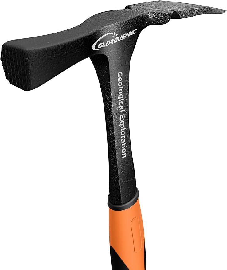 36 oz Ultra Rock Pick Hammer – Heavy-Duty Masonry & Bricklayer Tool with Comfortable Rubber Grip – Ideal for Rock Hounding & Geological Study