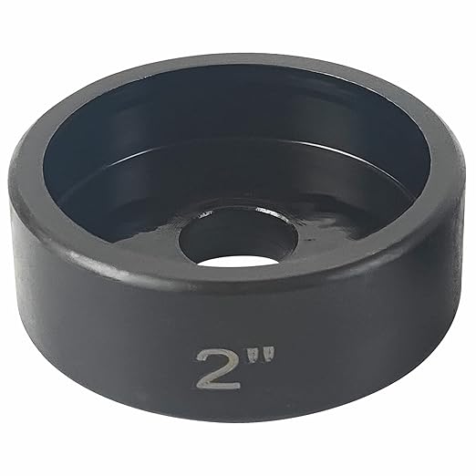 AMZCNC 2" Conduit Punch and Die for Hydraulic Knock Out Driver 3/4"-16UN Thread ((Conduit Hole Size) 2")(Actual Hole Size: 2.42")
