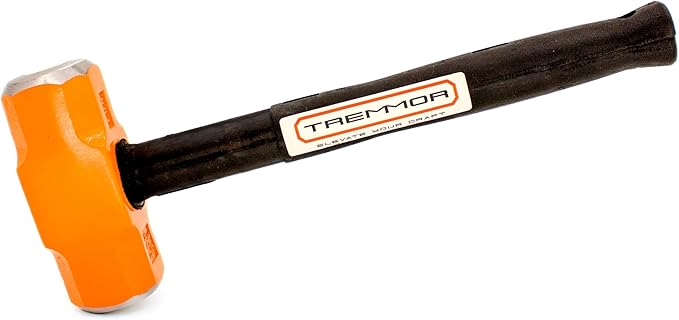 TREMMOR | IRON CORE Sledge Hammer (8 LB. Head, 16 inch Handle)