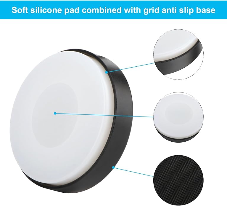 Watch Case Casing Cushion, Alloy Material Watch Cushion, Anti Slip and Stable Wristwatch Repair Pad, Transparent Silicone Tool for Repair(75MM)