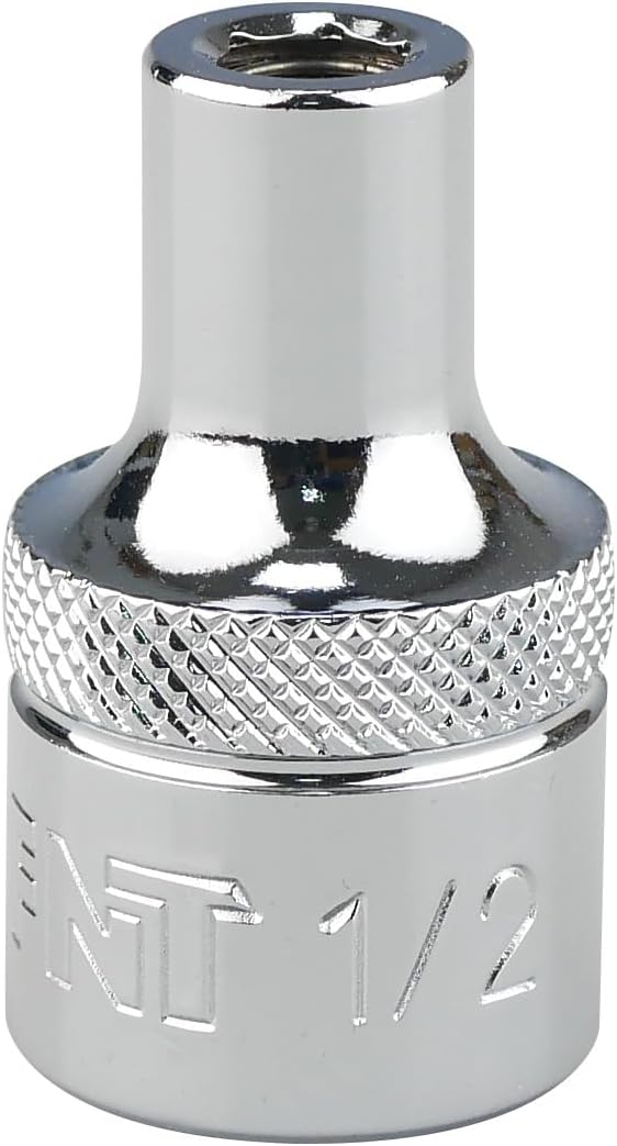 K301-010 1/2-inch Drive to 1/4-inch Hex Bit Holder Socket, 1/2"DR to 1/4"H Magnetic Adapter