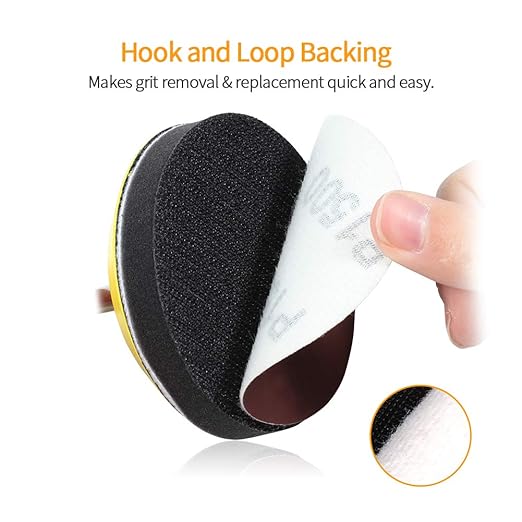 SPEEDWOX 100pcs Sanding Discs 3 Inch Sandpaper 1500 Grit Hook and Loop Sanding Discs for Drill Grinder Rotary Tools No Hole