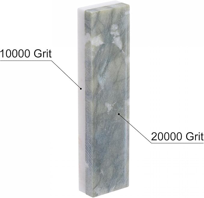 uxcell Sharpening Stones 10000/20000 Grit 2 Side Combination Whetstone Knife Sharpener Stone 100x25x12.5mm