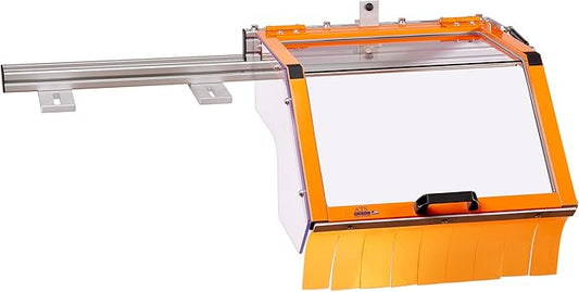 18" Wide Hinged Interlocked Lathe Guard. Fits machines with up to 12" Chuck Diameters. Interlocked Model. Part # LG-TR3-18-SK1 by ATS MACHINE SAFETY SOLUTIONS