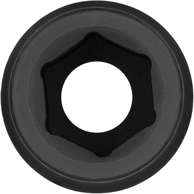 Jetech 3/4 Inch Drive 24mm Standard Impact Socket, Made with Chrome Molybdenum Alloy Steel, Heat Treated, 6-Point Design, Metric