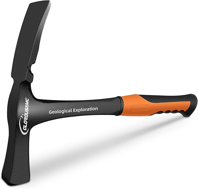 36 oz Ultra Rock Pick Hammer – Heavy-Duty Masonry & Bricklayer Tool with Comfortable Rubber Grip – Ideal for Rock Hounding & Geological Study
