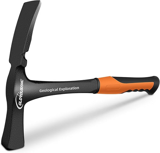 36 oz Ultra Rock Pick Hammer – Heavy-Duty Masonry & Bricklayer Tool with Comfortable Rubber Grip – Ideal for Rock Hounding & Geological Study