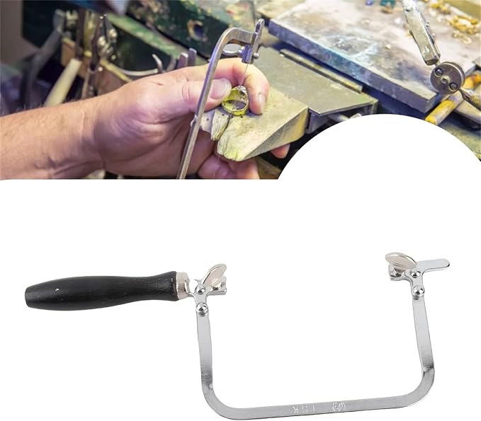Jewelry Saw Portable Saw Bow Jewelry Wire Carved Black U Shaped Handle Tool For Jewelry Processing