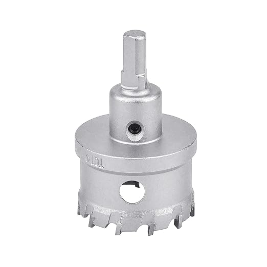 39mm (1-6/11 inch) Metal Steel Hole Saw with 2 Drill Bits, Hole Cutter for Thick Metal,Stainless Steel,Iron and Wood (39mm (1-6/11 inch))