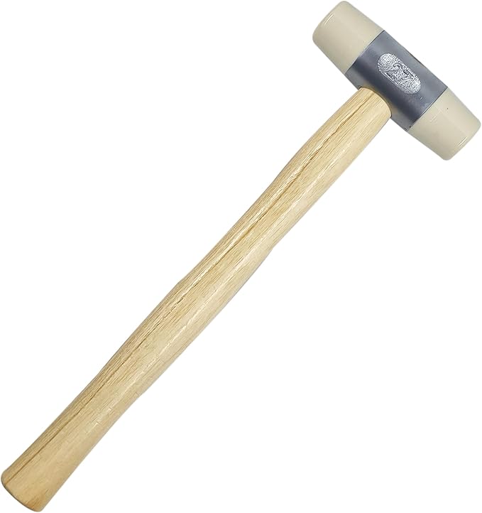 Nylon rubber mallet 27 oz white