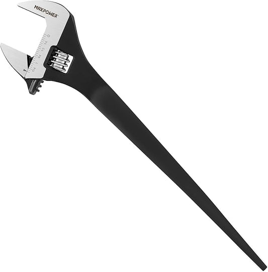MAXPOWER 12 inch Spud Wrench, Max Jaw Opening 1-3/8 inch