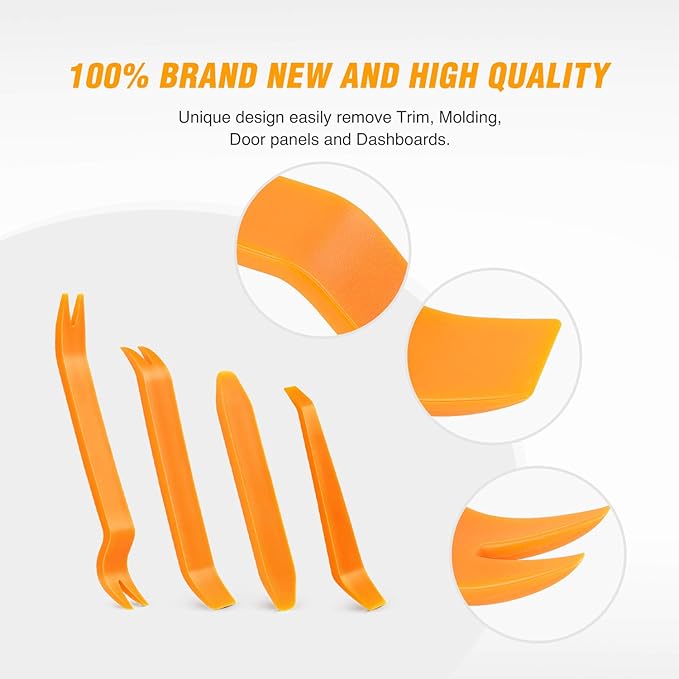 GOOACC Car Clip Panel Audio Video Dashboard Dismantle Kits Installer Removal Tool-4PCS