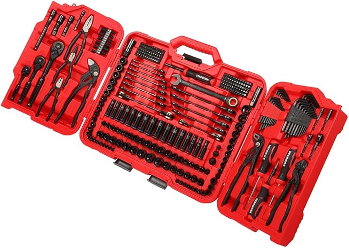 STARWORK TRUE MECHANIC 312-Piece Mechanics Tool Set and Socket Set, Professional?륯liers Wrench ??SAE/Metric