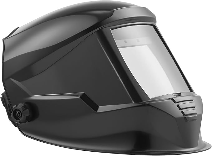 VEVOR Welding Helmet Auto Darkening, 3.94" x 3.74" True Color Welding Hood, 1/1/1/1 Solar-Powered Welder Mask 4 Arc Sensors, Wide Shade 4/5-9/9-13 for TIG MIG ARC Weld Grinding Cutting - METIS Series