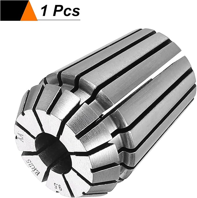 HARFINGTON Spring Collet Chuck ER25 9.5mm 65Mn Spring Steel Precision Router Collets for CNC Engraving Milling Lathe Tool