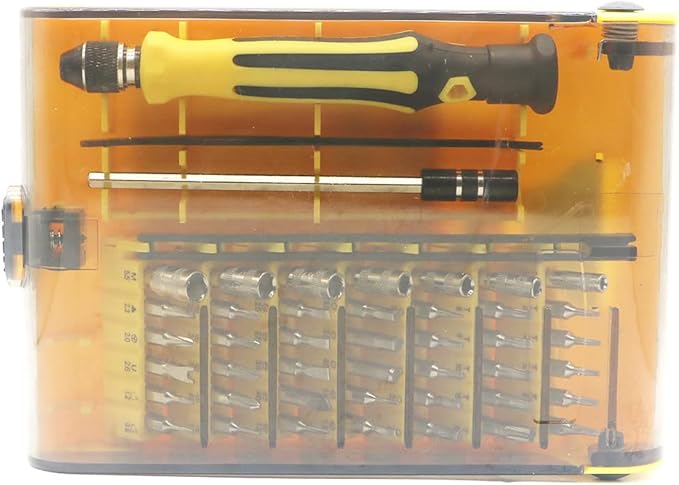 Screwdriver Set 45 in 1, Mini Precision Screwdriver Set with Case, Multi-function Magnetic Screwdriver Kit with Replaceable Bits for Cellphone, Computer, Laptop, Watch, Glasses, Game Console