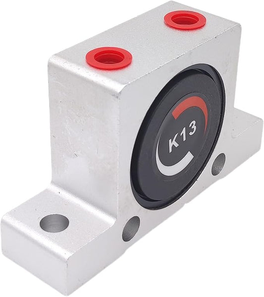 New K 1/4'' K13 Thread Pneumatic Vibrator Power Concrete Vibrator Ball Type Aluminum Alloy Air Turbine Oscillator with Silencer