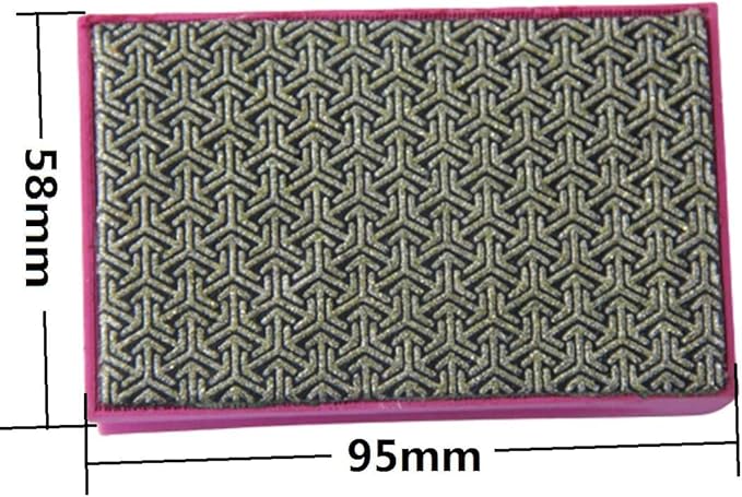 Diamond Sanding Blocks 200 Grit Diamond Hand Polishing Pad Electroplated Polishing Hand Pads Hand-Held Sanding Block For Stone,Ceramic,Glass