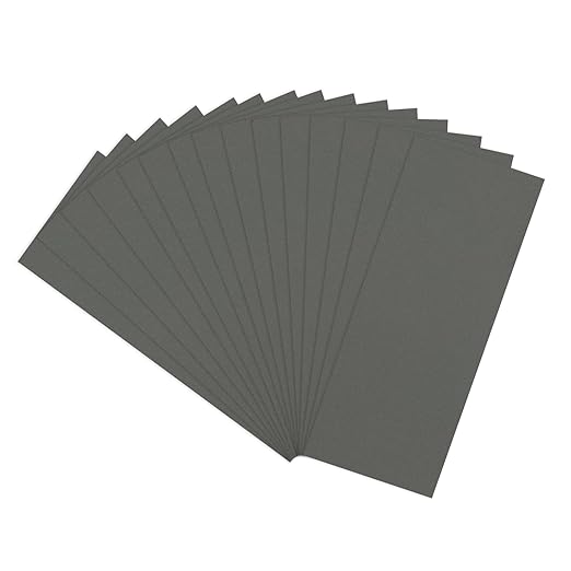 3000 grit Sandpaper, Wet Dry Sand Paper 9 x 3.6 Inch for Wood Furniture Finishing, Metal Sanding and Automotive Polishing, 15 Sheets