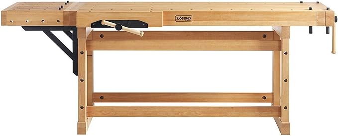 Sjobergs Professional Elite 2000 European Beech Workbench, SJO-33459CK (Elite 2000 + Clamping Platform)
