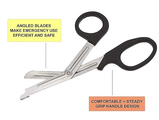 SURGICAL ONLINE 50-Pack Heavy Duty EMT Trauma Shears 7.25" in Assorted Rainbow Colors