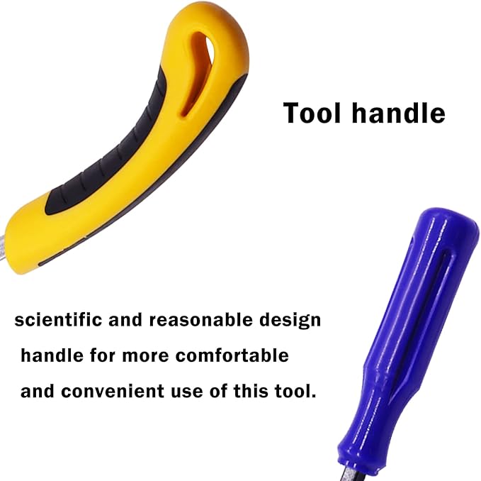 2Pcs Heavy Duty Upholstery and Construction Staple Remover with Upholstery and Construction Staple Puller Tack Puller Tool, for Furniture, Floor,Photo,Carton Frame