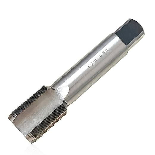 Lzcdelyxiao 1-3/8"-16 Tap UN Right Hand Straight Flute Nominal Diameter 1-3/8" Thread Per Inch 16 Fin Grade 2B HSS